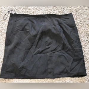 Black Mini Skirt w/ Slit